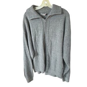 Classics by Palmland Men's Gray Zip up Sweater Size XXL Made in USA